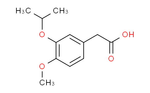 CAS No. 1823817-32-8, 2-(3-Isopropoxy-4-methoxyphenyl)acetic Acid