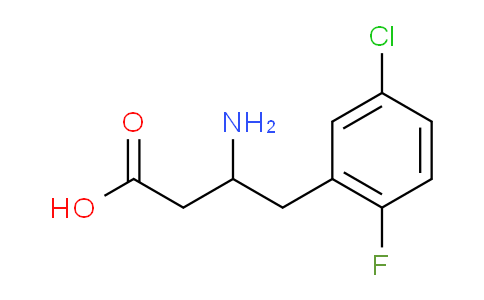 DY810292 | 1368862-61-6 | 3-Amino-4-(5-chloro-2-fluorophenyl)butyric Acid