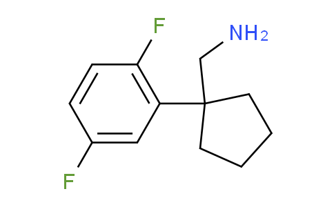 CAS No. 1369053-34-8, 1-(2,5-Difluorophenyl)cyclopentanemethanamine