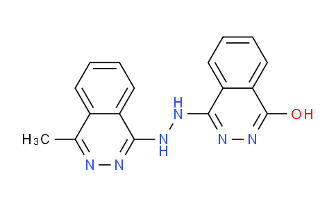 CAS No. 1370051-11-8, 4-(2-(4-Methylphthalazin-1-yl)hydrazinyl)phthalazin-1-ol