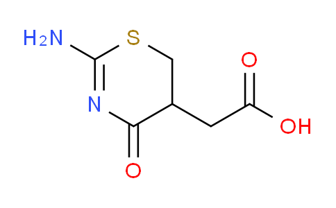 CAS No. 137017-77-7, 2-(2-Amino-4-oxo-5,6-dihydro-4H-1,3-thiazin-5-yl)acetic acid
