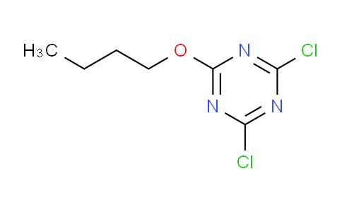 CAS No. 13838-32-9, 2-Butoxy-4,6-dichloro-1,3,5-triazine