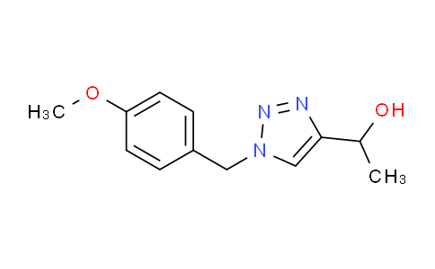 CAS No. 1385031-87-7, 1-(1-(4-Methoxybenzyl)-1H-1,2,3-triazol-4-yl)ethanol