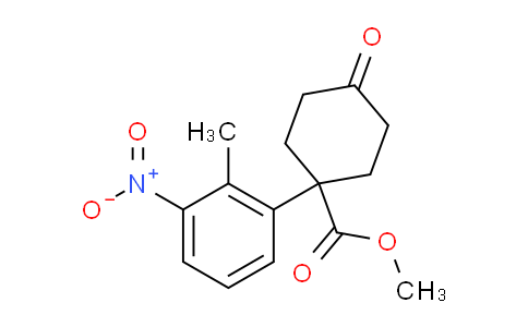 CAS No. 1385694-51-8, Methyl 1-(2-Methyl-3-nitrophenyl)-4-oxocyclohexanecarboxylate