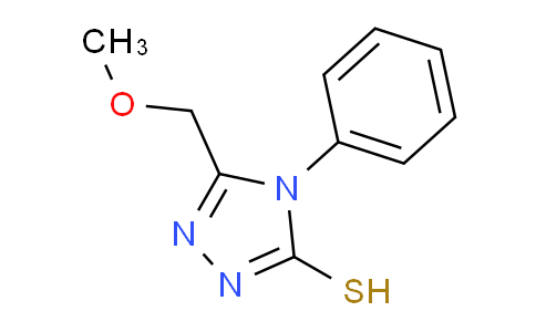 CAS No. 138624-84-7, 5-(Methoxymethyl)-4-phenyl-4H-1,2,4-triazole-3-thiol