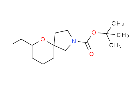 CAS No. 1445950-92-4, tert-Butyl 7-(iodomethyl)-6-oxa-2-azaspiro[4.5]decane-2-carboxylate