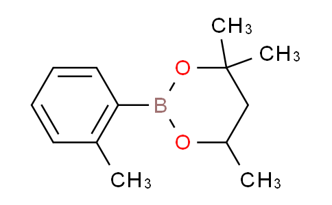 CAS No. 1446443-35-1, 2-(2-Methylphenyl)-4,4,6-trimethyl-1,3,2-dioxaborinane