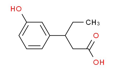 CAS No. 1522045-02-8, 3-(3-Hydroxyphenyl)pentanoic Acid