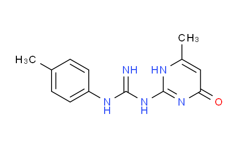 CAS No. 15233-35-9, 1-(6-Methyl-4-oxo-1,4-dihydropyrimidin-2-yl)-3-(p-tolyl)guanidine