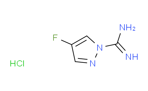 CAS No. 1428527-45-0, 4-Fluoro-1H-pyrazole-1-carboximidamide hydrochloride