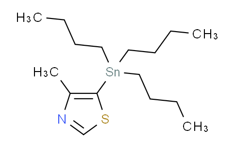 CAS No. 1428761-41-4, 4-Methyl-5-(tributylstannyl)thiazole
