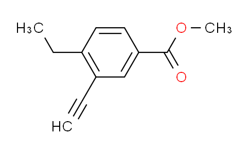 CAS No. 1429617-95-7, Methyl 4-ethyl-3-ethynylbenzoate