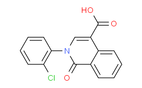 CAS No. 1429902-98-6, 2-(2-Chlorophenyl)-1-oxo-1,2-dihydroisoquinoline-4-carboxylic acid