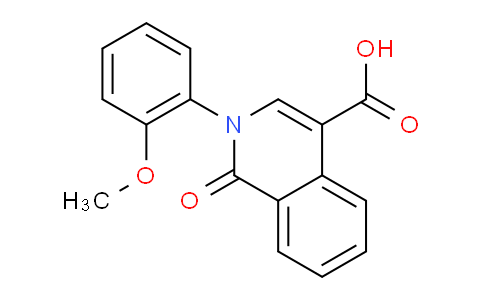 CAS No. 1429903-98-9, 2-(2-Methoxyphenyl)-1-oxo-1,2-dihydroisoquinoline-4-carboxylic acid
