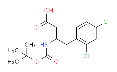 CAS No. 1822848-91-8, 3-(Boc-amino)-4-(2,4-dichlorophenyl)butyric Acid