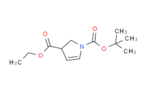 CAS No. 1823240-63-6, 1-tert-Butyl 3-ethyl 2,3-dihydro-1H-pyrrole-1,3-dicarboxylate