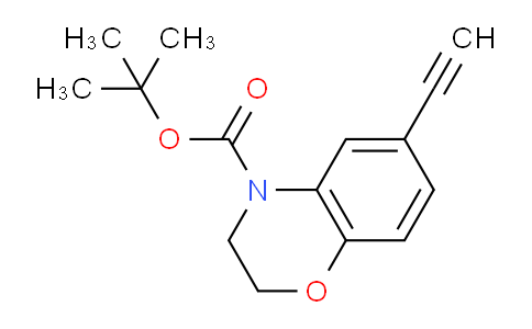 CAS No. 1823265-04-8, 4-Boc-6-ethynyl-3,4-dihydro-2H-benzo[b][1,4]oxazine