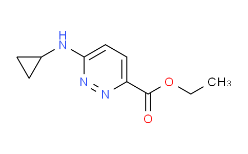 CAS No. 1823333-44-3, Ethyl 6-(Cyclopropylamino)pyridazine-3-carboxylate