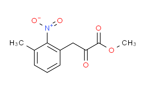 CAS No. 1334633-76-9, Methyl 3-(3-Methyl-2-nitrophenyl)-2-oxopropanoate