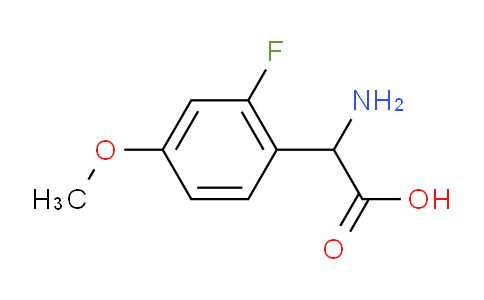 CAS No. 1270315-04-2, 2-(2-Fluoro-4-methoxyphenyl)-DL-glycine