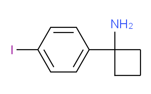 CAS No. 1270434-64-4, 1-(4-Iodophenyl)cyclobutanamine