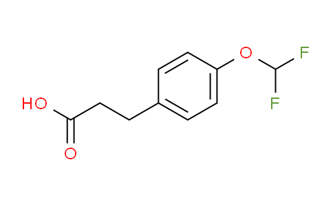 CAS No. 1000932-18-2, 3-[4-(Difluoromethoxy)phenyl]propionic acid