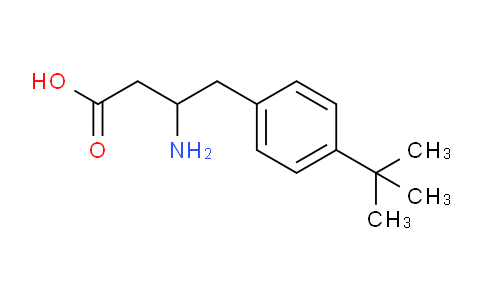 CAS No. 1267299-45-5, 3-Amino-4-[4-(tert-butyl)phenyl]butyric Acid