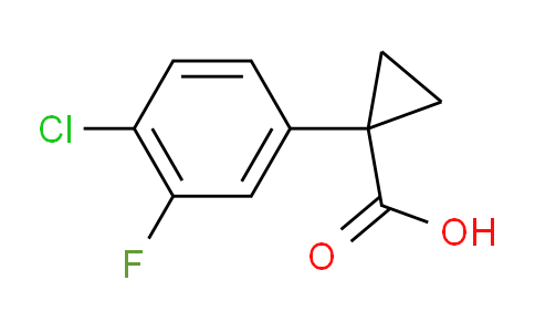 CAS No. 1268444-83-2, 1-(4-Chloro-3-fluorophenyl)cyclopropanecarboxylic Acid