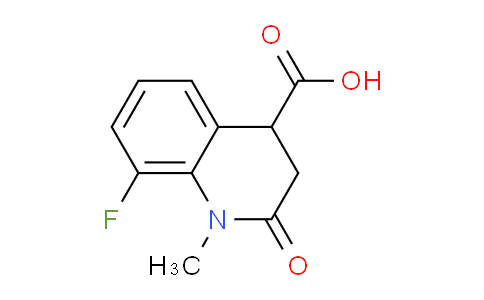 CAS No. 1269528-20-2, 8-Fluoro-1-methyl-2-oxo-1,2,3,4-tetrahydroquinoline-4-carboxylic acid