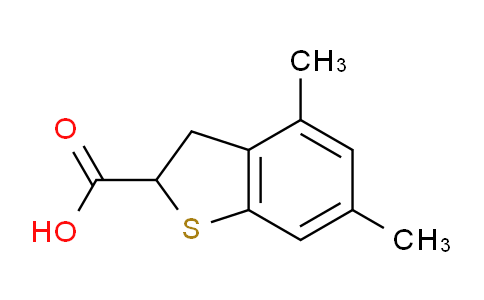 CAS No. 1269530-05-3, 4,6-Dimethyl-2,3-dihydrobenzo[b]thiophene-2-carboxylic acid