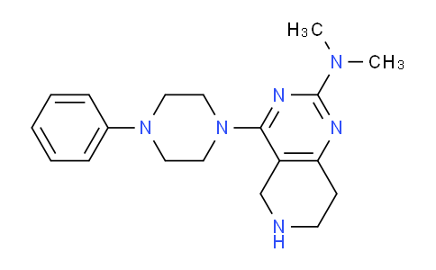 CAS No. 1015856-19-5, N,N-DIMETHYL-4-(4-PHENYLPIPERAZIN-1-YL)-5,6,7,8-TETRAHYDROPYRIDO[4,3-D]PYRIMIDIN-2-AMINE