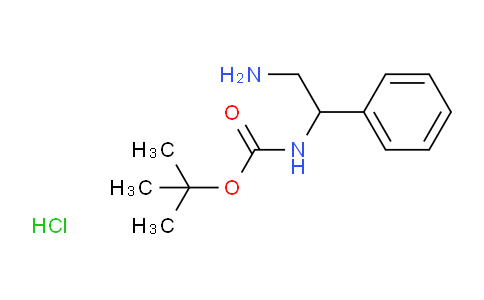 CAS No. 1253955-71-3, 2-(Boc-amino)-2-phenylethylamine Hydrochloride