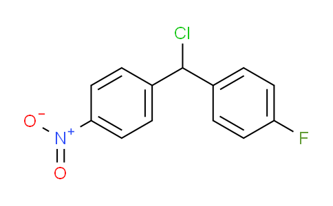 CAS No. 1841-50-5, 1-(Chloro(4-fluorophenyl)methyl)-4-nitrobenzene
