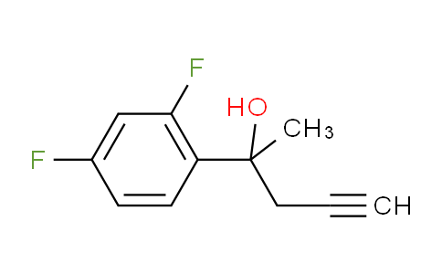 CAS No. 1844835-71-7, 2-(2,4-Difluorophenyl)-4-pentyn-2-ol