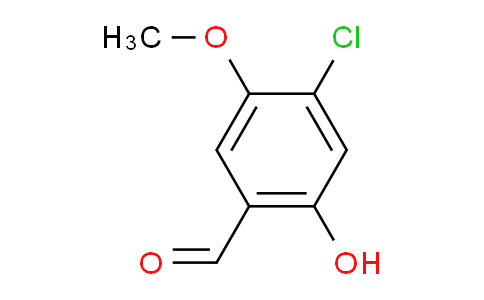 CAS No. 184766-53-8, 4-Chloro-2-hydroxy-5-methoxybenzaldehyde