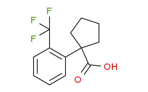 CAS No. 1260802-79-6, 1-[2-(Trifluoromethyl)phenyl]cyclopentanecarboxylic Acid