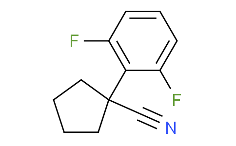 CAS No. 1260877-15-3, 1-(2,6-Difluorophenyl)cyclopentanecarbonitrile
