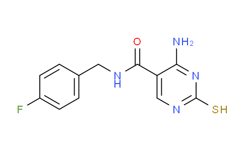 DY810495 | 1260930-71-9 | 4-Amino-N-(4-fluorobenzyl)-2-mercaptopyrimidine-5-carboxamide