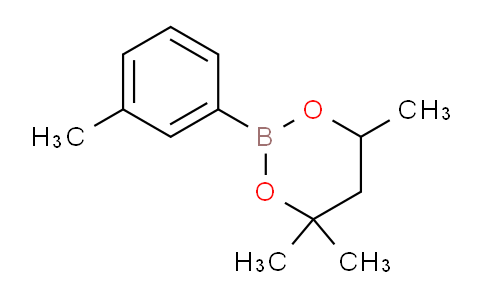 CAS No. 1310404-79-5, 2-(3-Methylphenyl)-4,4,6-trimethyl-1,3,2-dioxaborinane