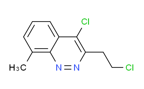 CAS No. 131110-43-5, 4-Chloro-3-(2-chloroethyl)-8-methylcinnoline
