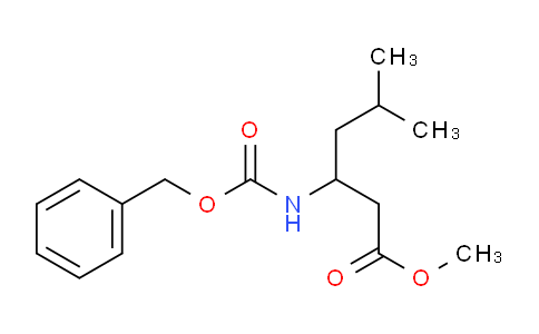 CAS No. 1311254-59-7, METHYL 3-(CBZ-AMINO)-5-METHYLHEXANOATE