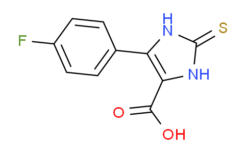 CAS No. 1311254-68-8, 5-(4-Fluorophenyl)-2-thioxo-2,3-dihydro-1H-imidazole-4-carboxylic acid