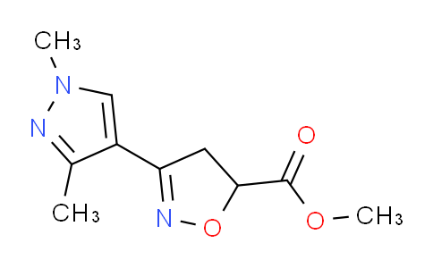 CAS No. 1171611-86-1, Methyl 3-(1,3-dimethyl-1H-pyrazol-4-yl)-4,5-dihydroisoxazole-5-carboxylate