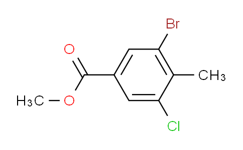 CAS No. 203573-07-3, Methyl 3-Bromo-5-chloro-4-methylbenzoate