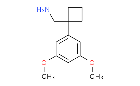 CAS No. 1503590-55-3, 1-(3,5-Dimethoxyphenyl)cyclobutanemethanamine