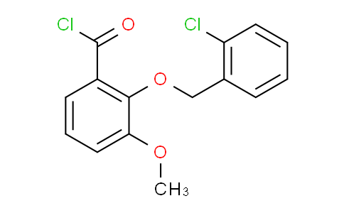 CAS No. 1160249-83-1, 2-((2-Chlorobenzyl)oxy)-3-methoxybenzoyl chloride