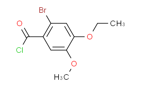 CAS No. 1160250-48-5, 2-Bromo-4-ethoxy-5-methoxybenzoyl chloride