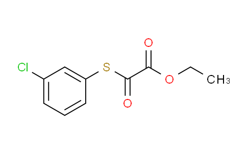 CAS No. 1443328-65-1, Ethyl 2-((3-chlorophenyl)thio)-2-oxoacetate