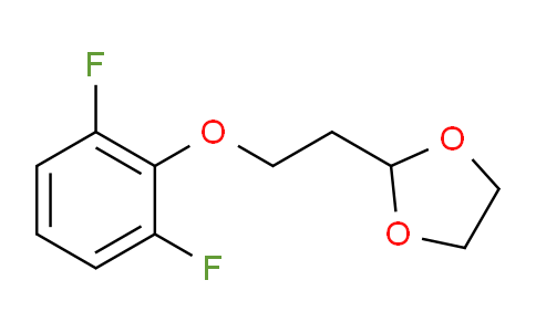 CAS No. 1443345-72-9, 2-(2-(2,6-Difluorophenoxy)ethyl)-1,3-dioxolane