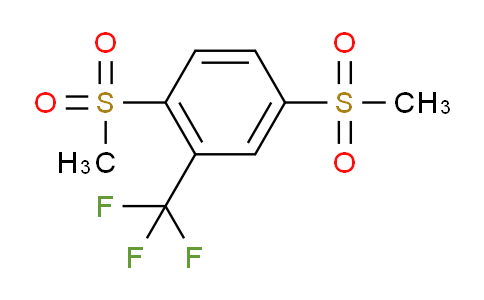 CAS No. 1445322-52-0, 1,4-Dimethanesulfonyl-2-(trifluoromethyl)benzene